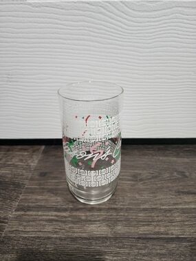 Vintage Pepsi-Cola Seasons Greetings Glass Christmas